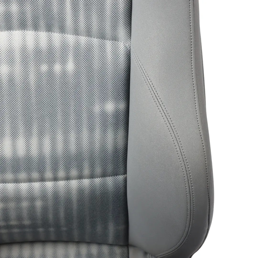 BMW E87 M Sport Seat Cloth / Imitation Leather Lumbar Front Left N/S Alska Grey