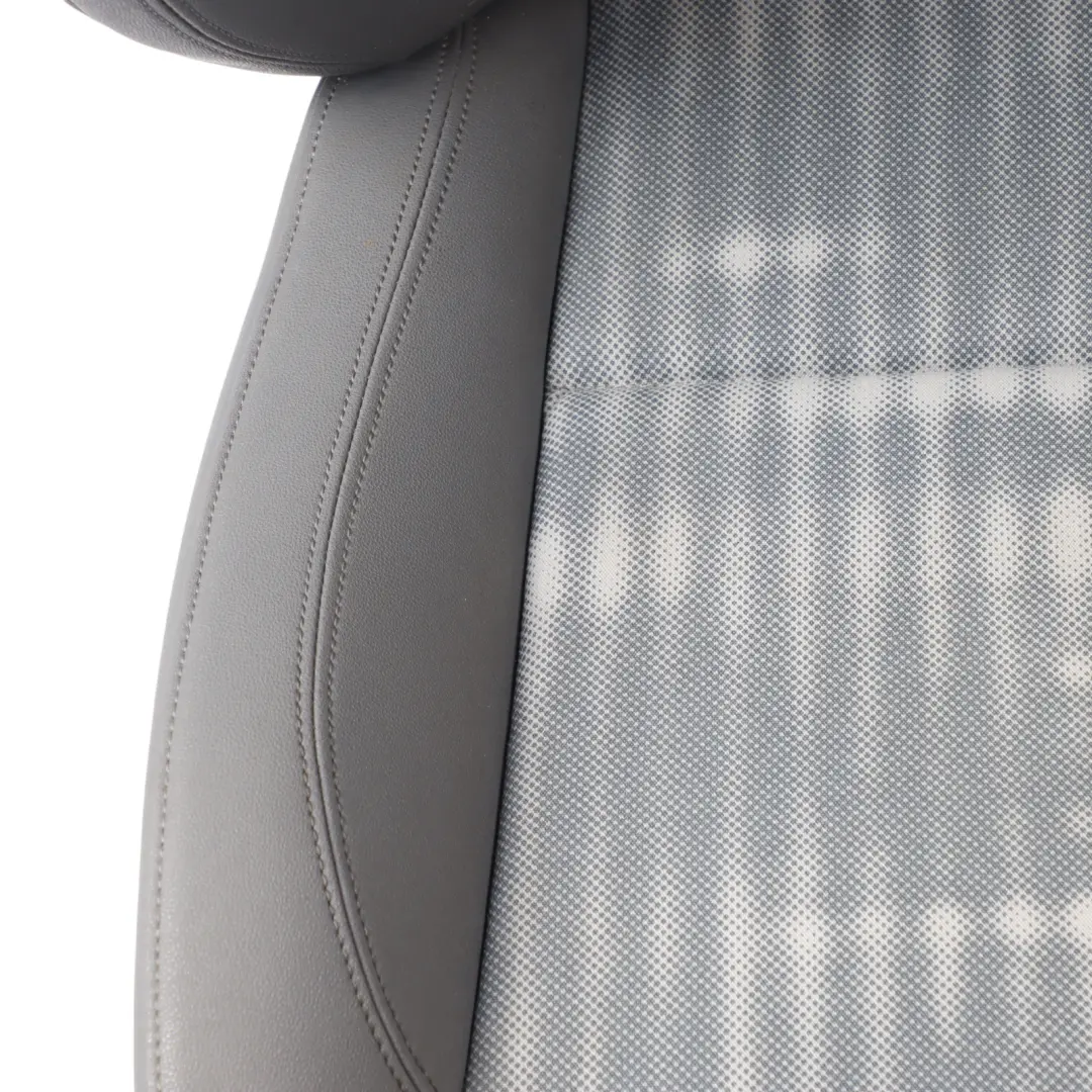 BMW E87 M Sport Seat Cloth / Imitation Leather Lumbar Front Left N/S Alska Grey