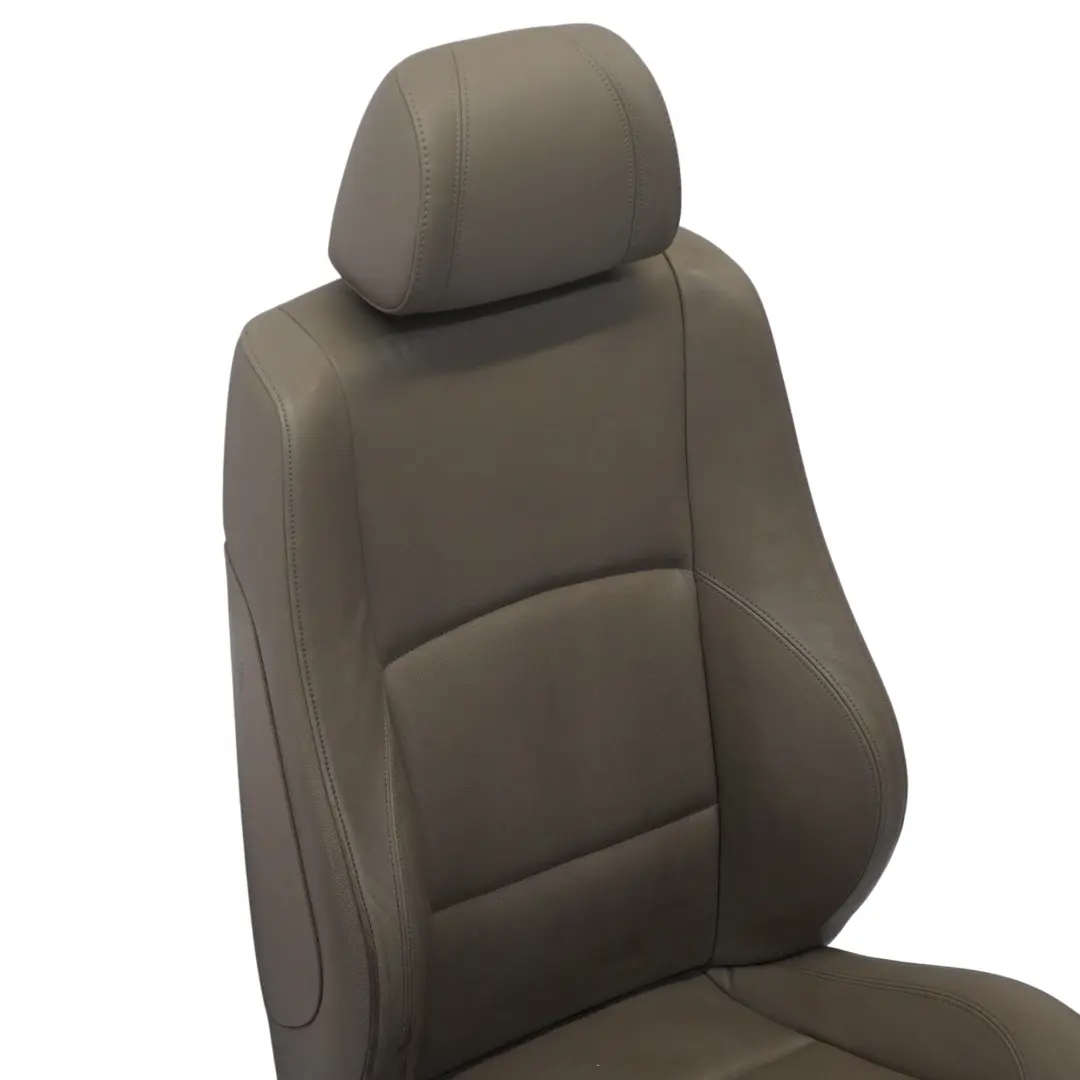 BMW E87 Asiento Delantero Derecho Interior Calefaccionado Cuero Boston Beige