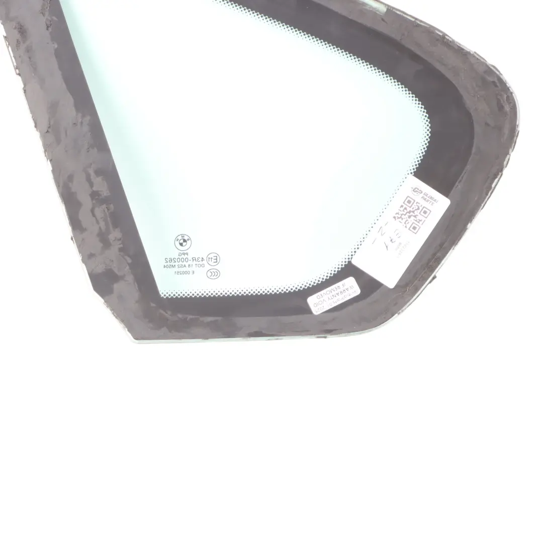 BMW X6 E71 Side Window Quarter Rear Right O/S Glass Glazing Green AS2 7182320