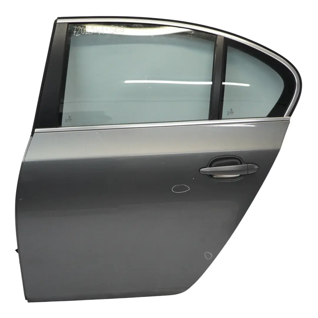 BMW E60 Door Rear Left N/S Spacegrau Space Grau Grey Metallic - A52