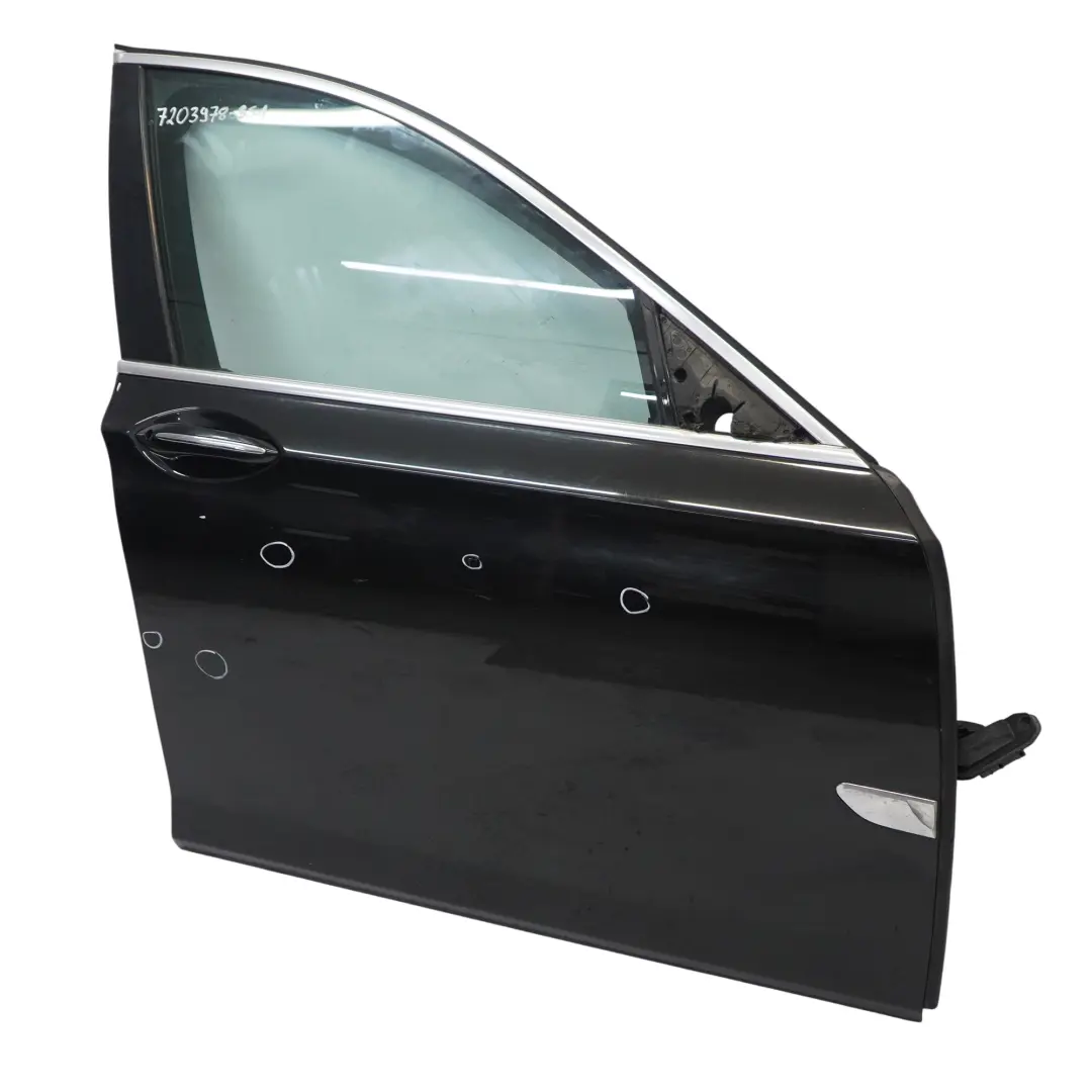 BMW F01 Door Front Right O/S Black Sapphire Metallic - 475