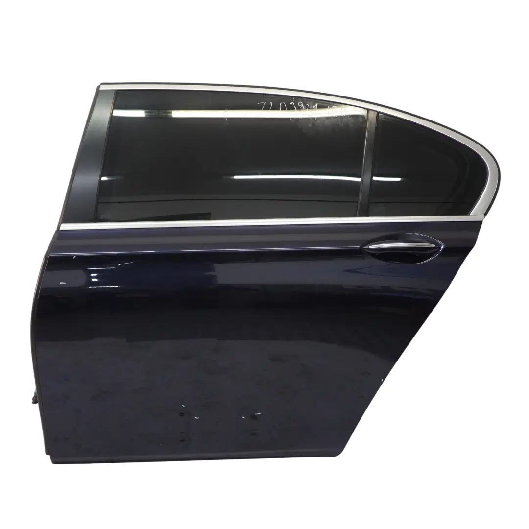 BMW F02 Door Rear Left N/S Long Version Imperial Blau Blue Metallic - A89