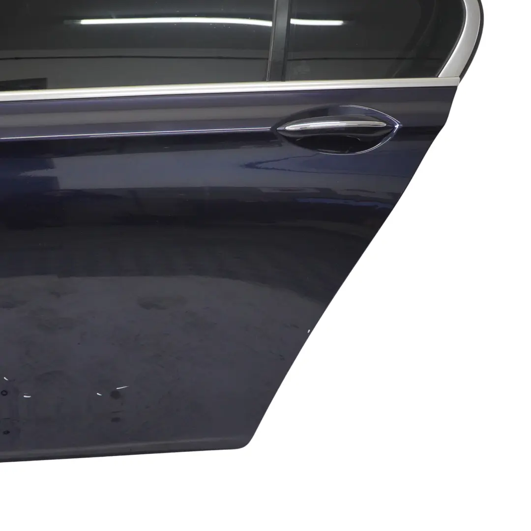 BMW F02 Door Rear Left N/S Long Version Imperial Blau Blue Metallic - A89