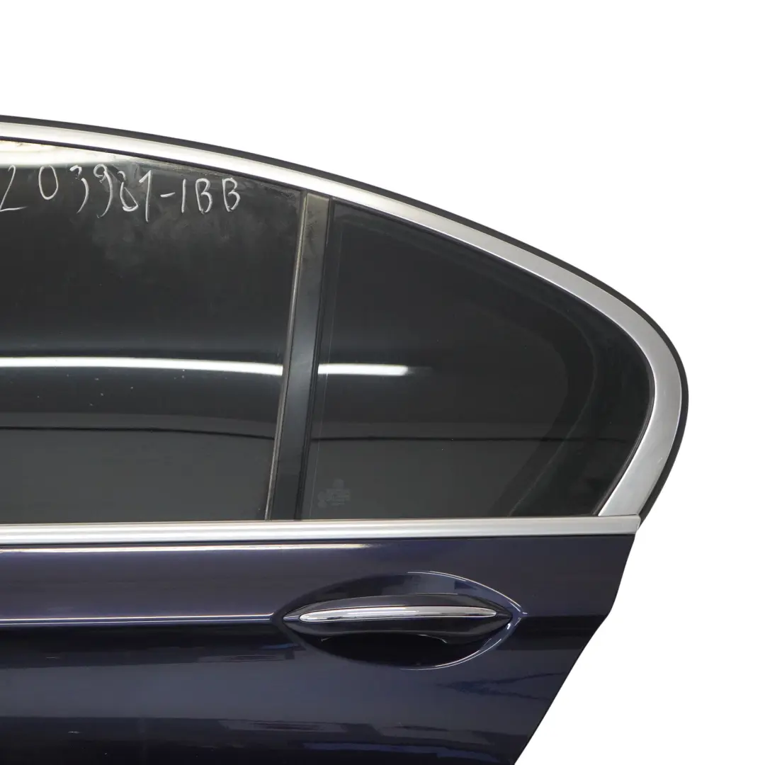 BMW F02 Door Rear Left N/S Long Version Imperial Blau Blue Metallic - A89