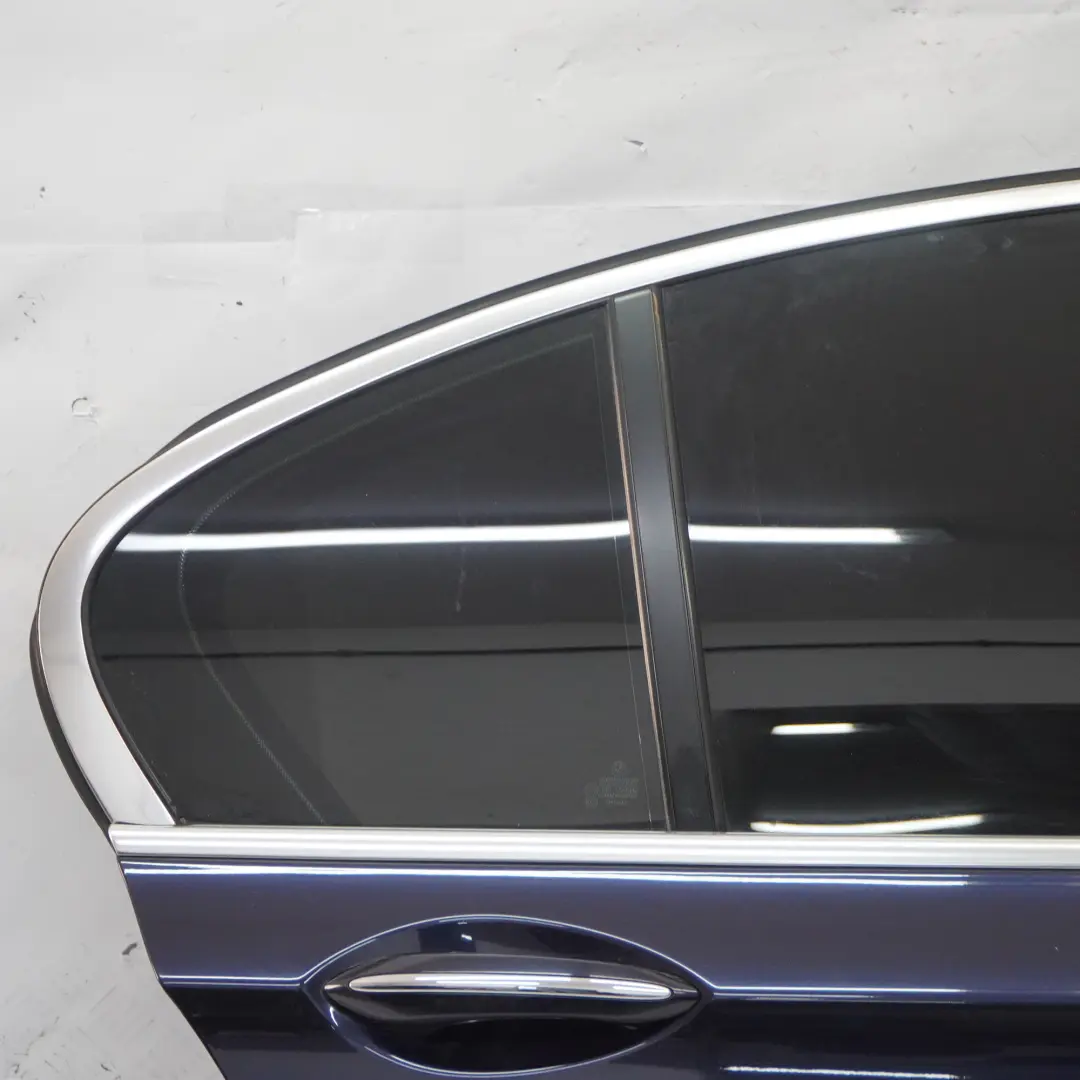 BMW F02 Door Rear Right O/S Long Version Imperial Blau Blue Metallic - A89