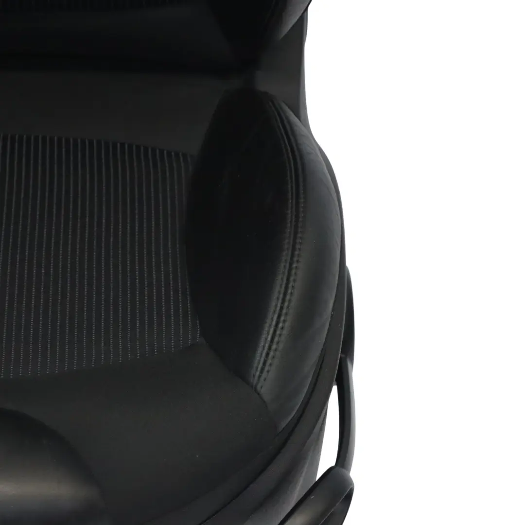 Mini R55 R56 LCI Asiento Delantero Izquierdo calefacción Sport Cuero Tela Negro