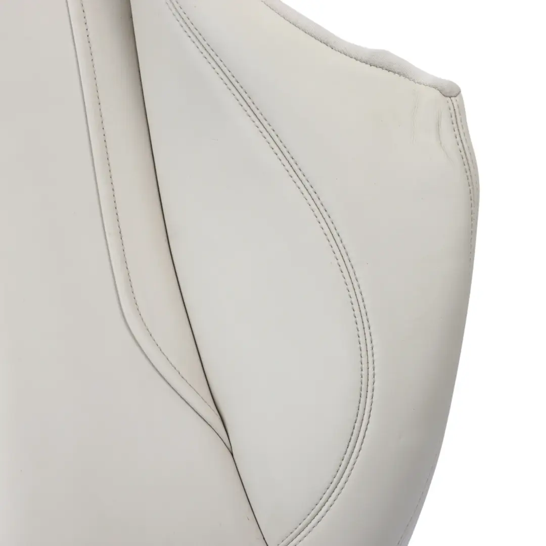 BMW F06 Rear Seat Bench Couch Covering Leather Nappa Ivory White