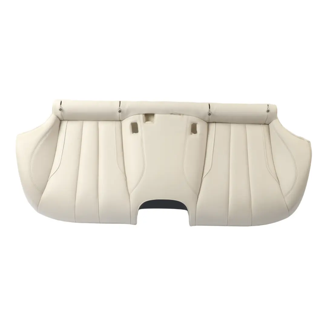 BMW F06 Rear Seat Bench Couch Covering Leather Nappa Ivory White