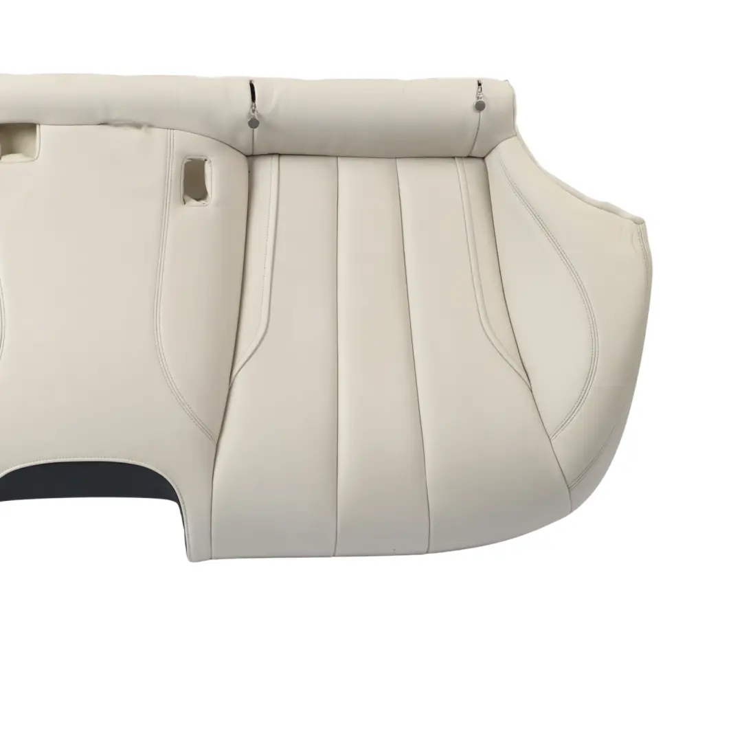 BMW F06 Rear Seat Bench Couch Covering Leather Nappa Ivory White