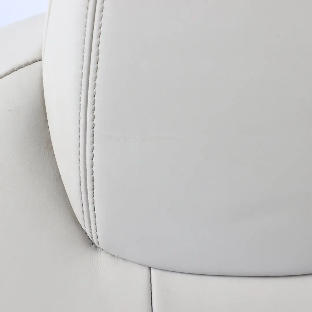 BMW F06 Gran Coupe Rear Right O/S Seat Backrest Cover Leather Nappa Ivory White