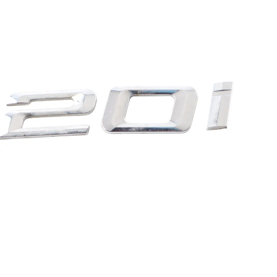 BMW F22 220i Emblem Lettering Rear Adhered Boot Trunk Lid Chrome 7356325