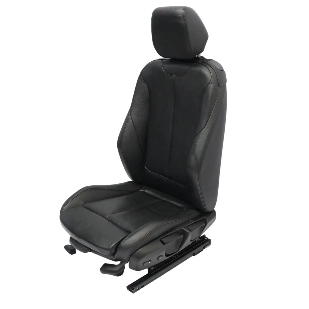 BMW F23 Sport Sitz Vorne Links Interieur Leder Dakota Schwarz