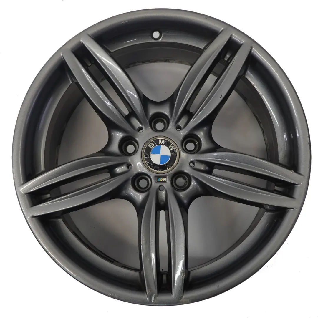 BMW F10 F12 Gris Llanta Trasera Aleación M Doble Radio 351 9J 19" ET:44 7842653