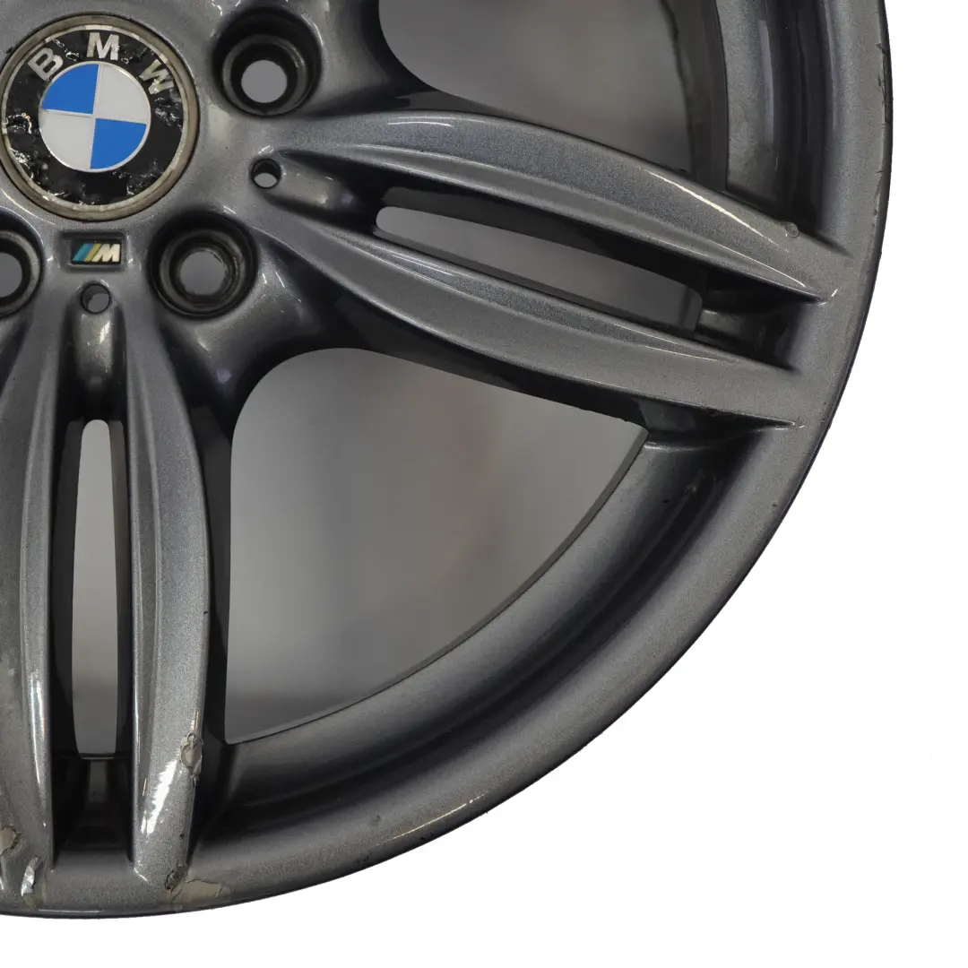 BMW F10 F12 Gris Llanta Trasera Aleación M Doble Radio 351 9J 19" ET:44 7842653