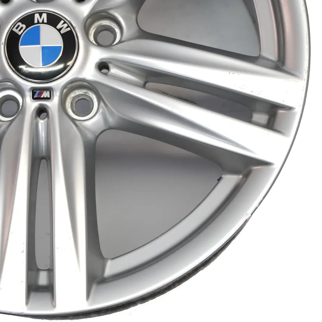 BMW F20 F21 Rear Silver Alloy Wheel Rim 18" 8J ET:52 7845853 M Star Spoke 386