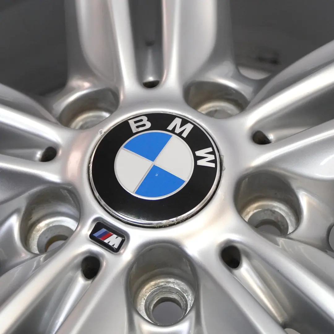 BMW F20 F21 Rear Silver Alloy Wheel Rim 18" 8J ET:52 7845853 M Star Spoke 386