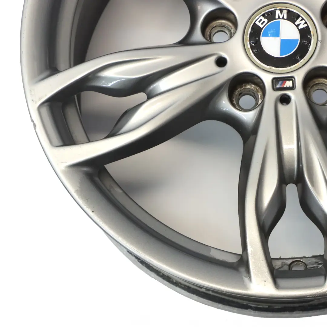 BMW F20 Front Ferric Grey Wheel Alloy Rim 18" M Double Spoke 436 7,5J 7845870