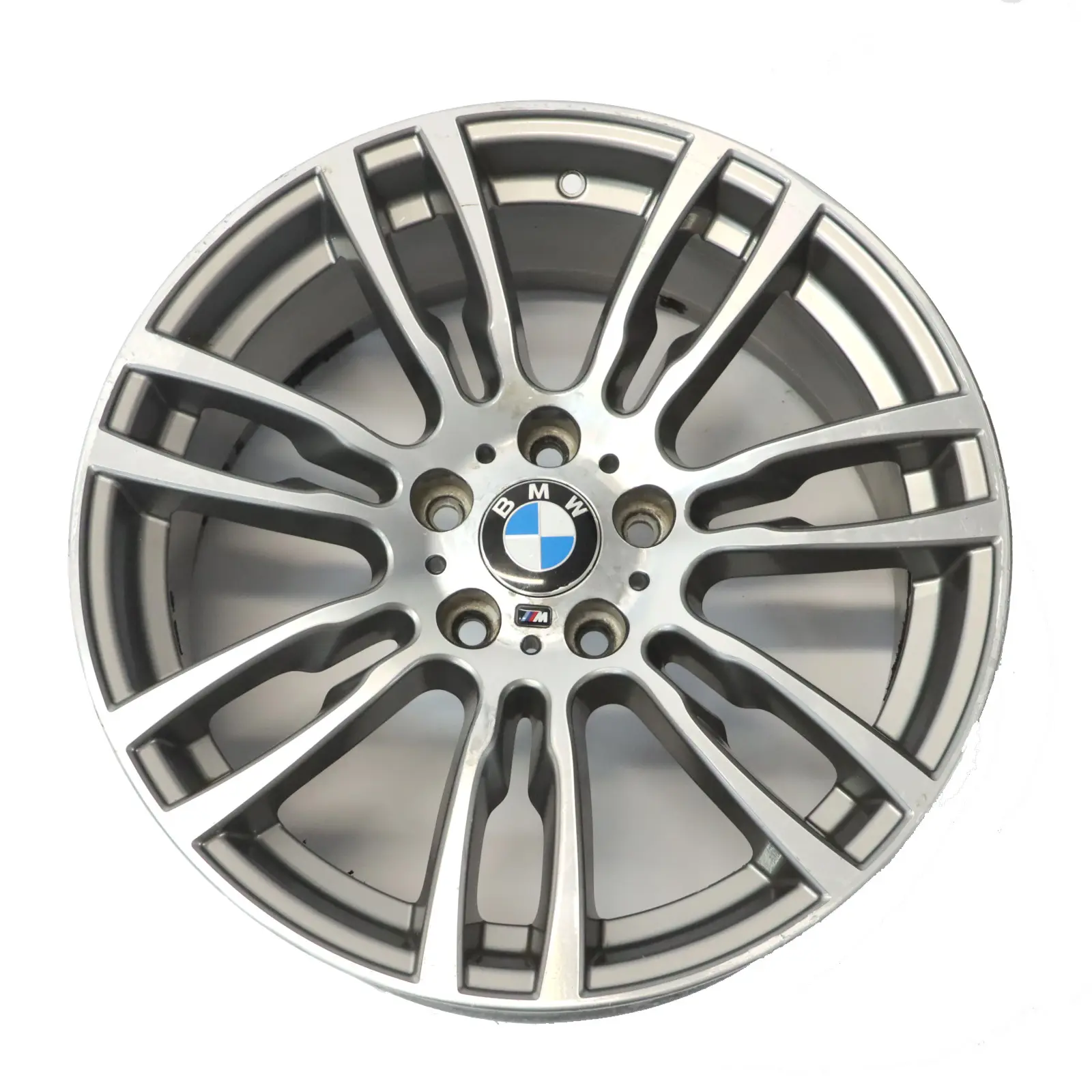 BMW F30 F31 Rear Silver Alloy Wheel Rim 19" ET:47 8,5J M Star Spoke 7845883