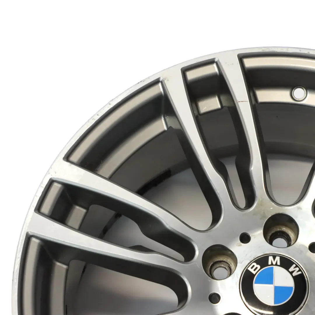 BMW F30 F31 Rear Silver Alloy Wheel Rim 19" ET:47 8,5J M Star Spoke 7845883