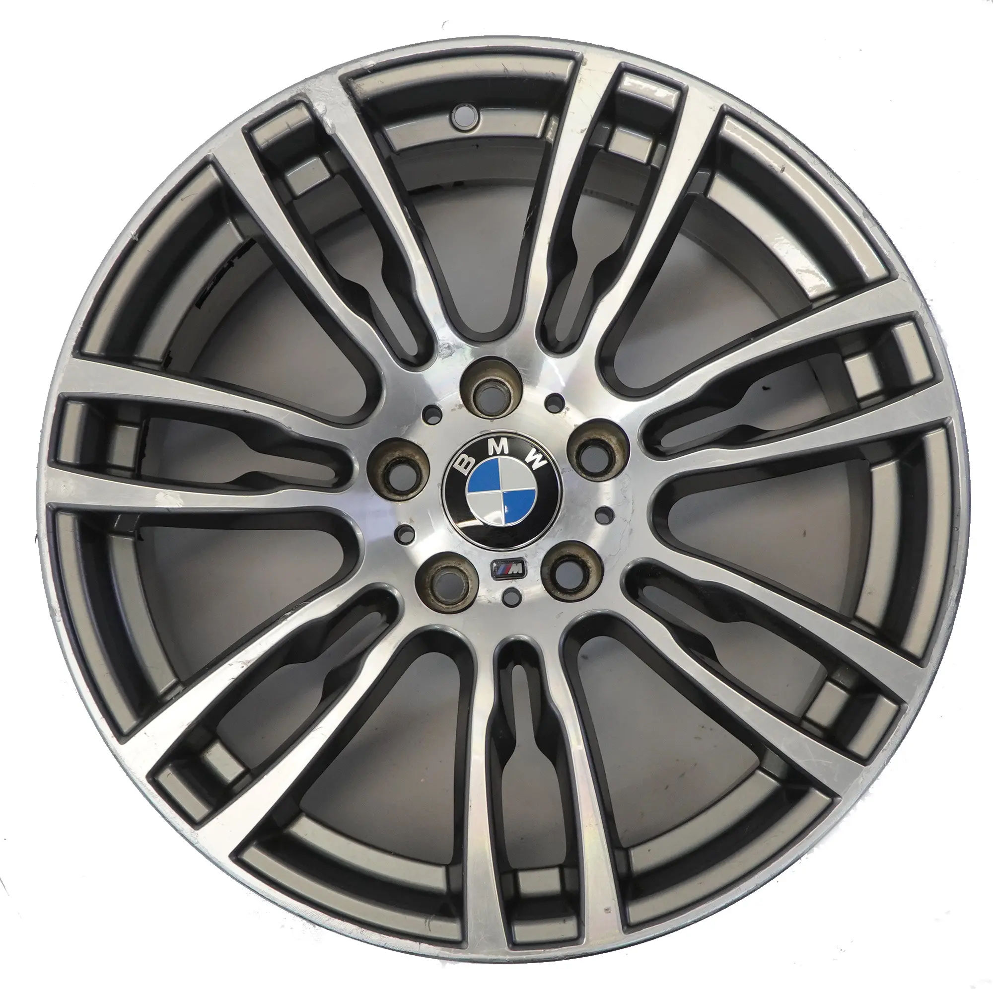 BMW F30 F31 Rear Silver Alloy Wheel Rim 19" ET:47 8,5J M Star Spoke 403 7845883