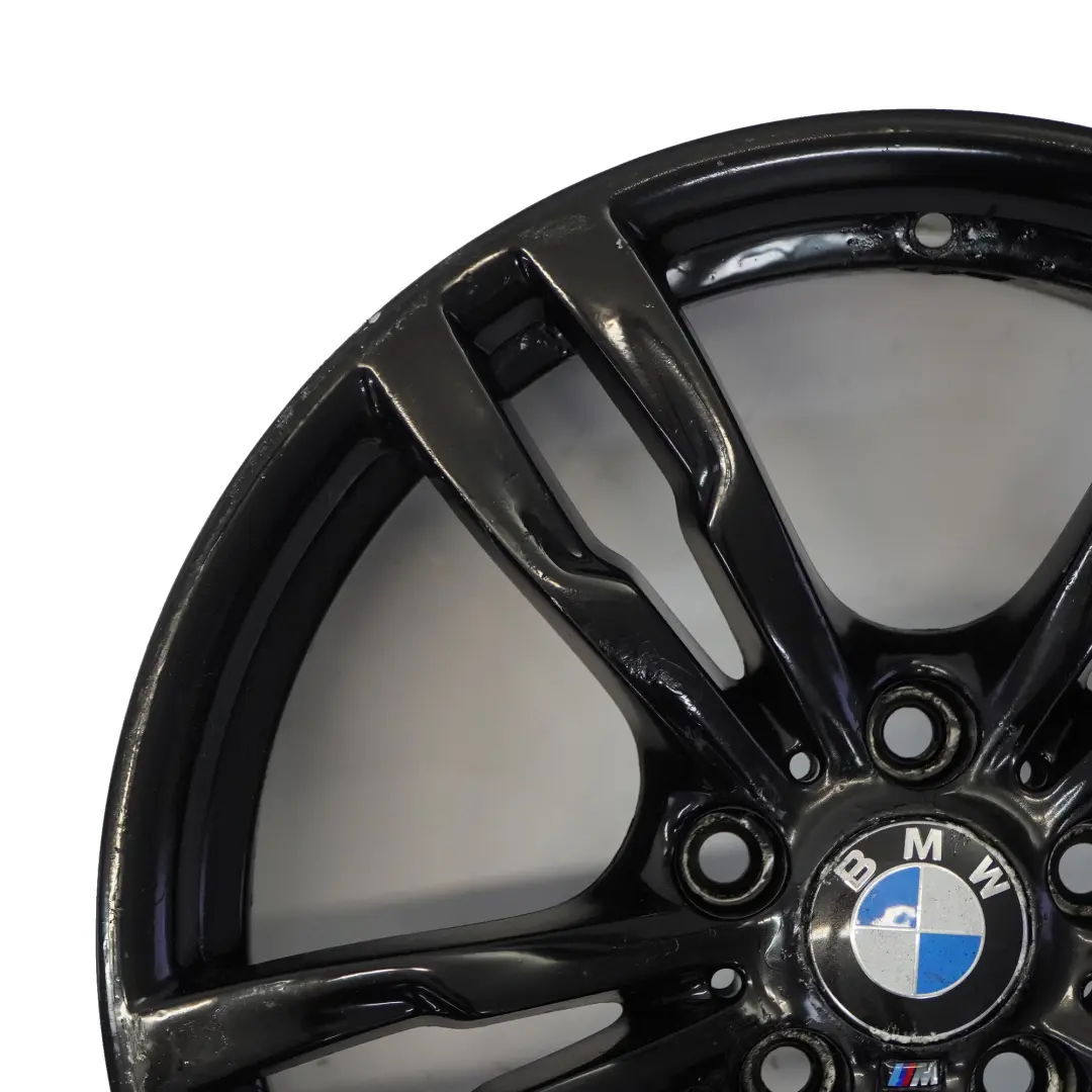 BMW F30 F31 F32 Jante Alliage Noir 18" 8J ET:34 M Double Spoke 441 7846778