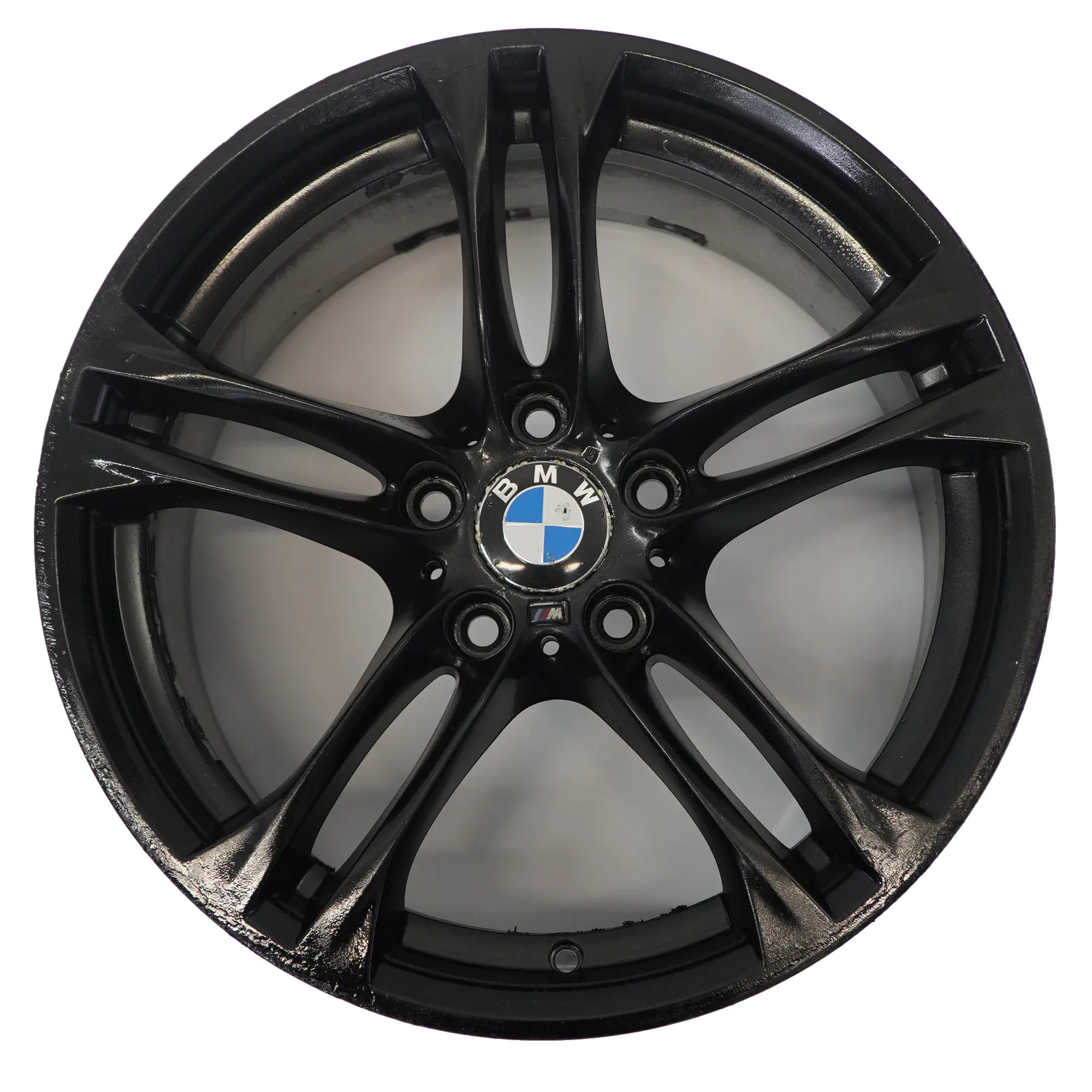 BMW F10 F06 F12 Schwarz Alufelge Hinten 18" 9J ET:44 M Doppelspeiche 613 7848573