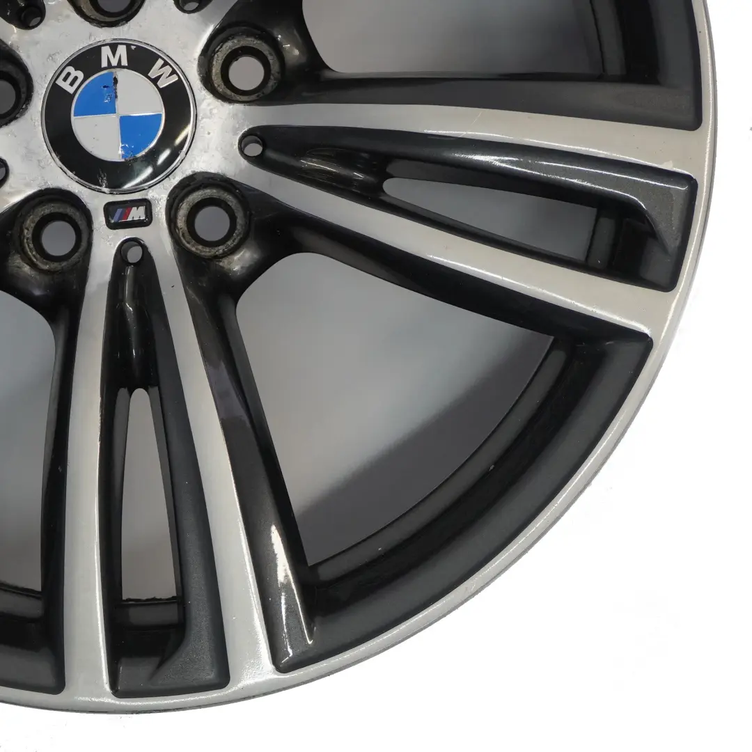 BMW F30 F31 F32 Rear Alloy Wheel Rim 19" ET:47 8,5J M Double Spoke 704 7856711