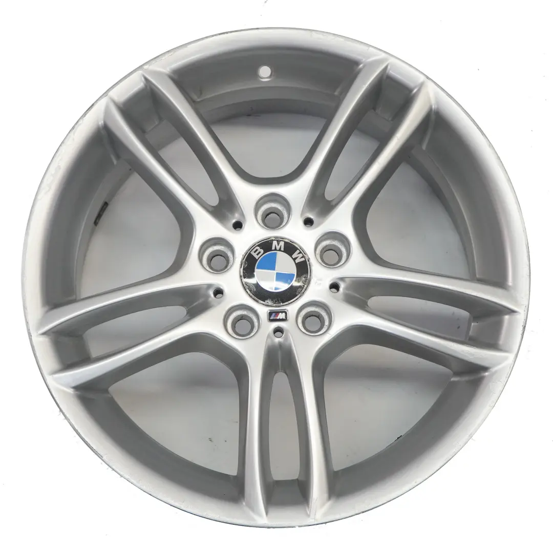 BMW E81 E87 Silver Front Alloy Wheel Rim 18" M Double Spoke 261 7,5J 7891050