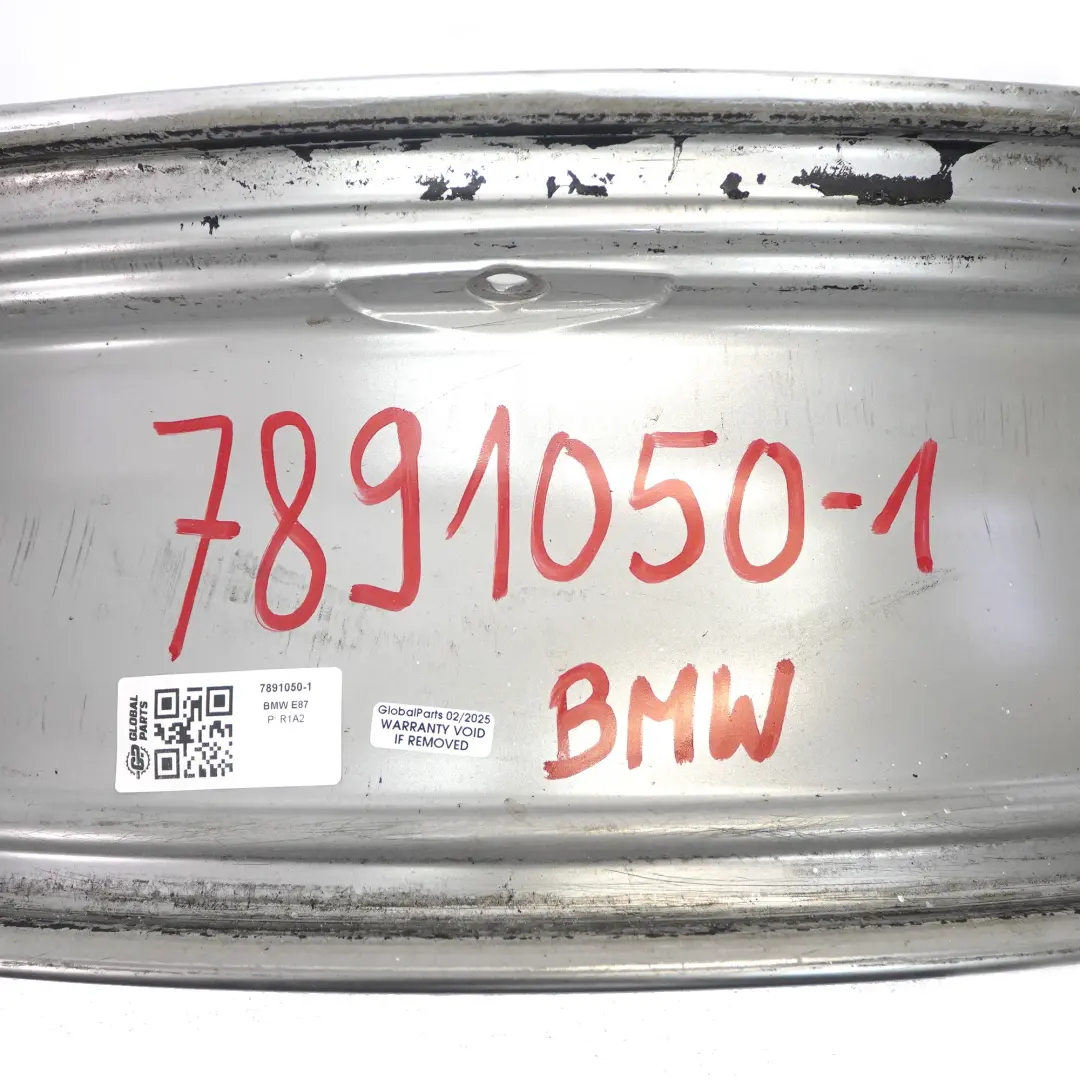 BMW E81 E87 Silver Front Alloy Wheel Rim 18" M Double Spoke 261 7,5J 7891050