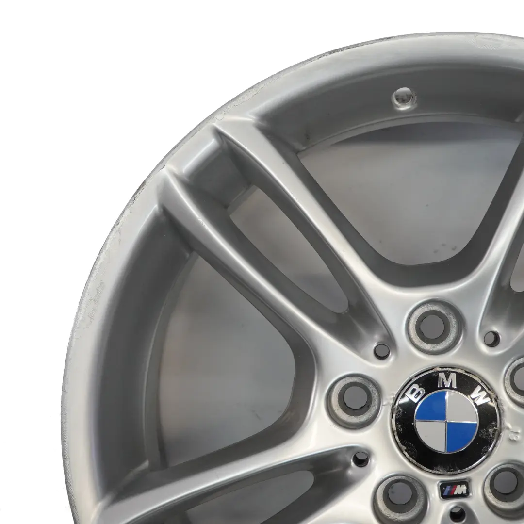 BMW E81 E87 Silver Front Alloy Wheel Rim 18" M Double Spoke 261 7,5J 7891050