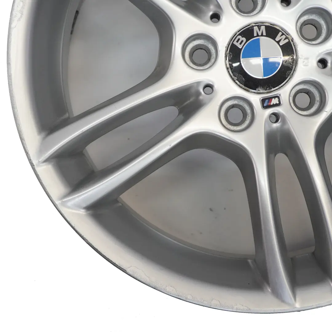 BMW E81 E87 Silver Front Alloy Wheel Rim 18" M Double Spoke 261 7,5J 7891050