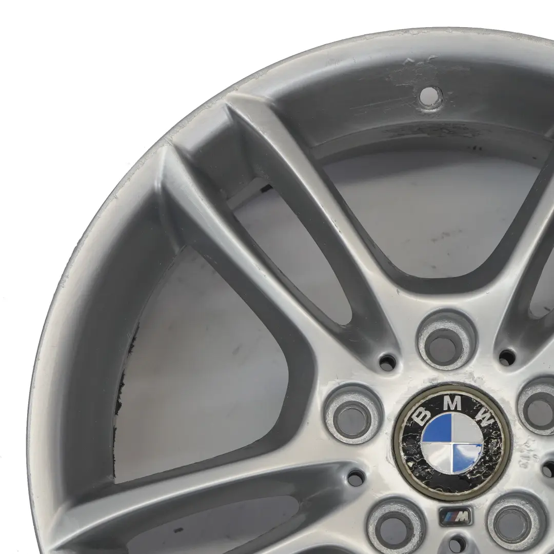 BMW E81 E87 Silver Front Alloy Wheel Rim 18" 7,5J M Double Spoke 261 7891050