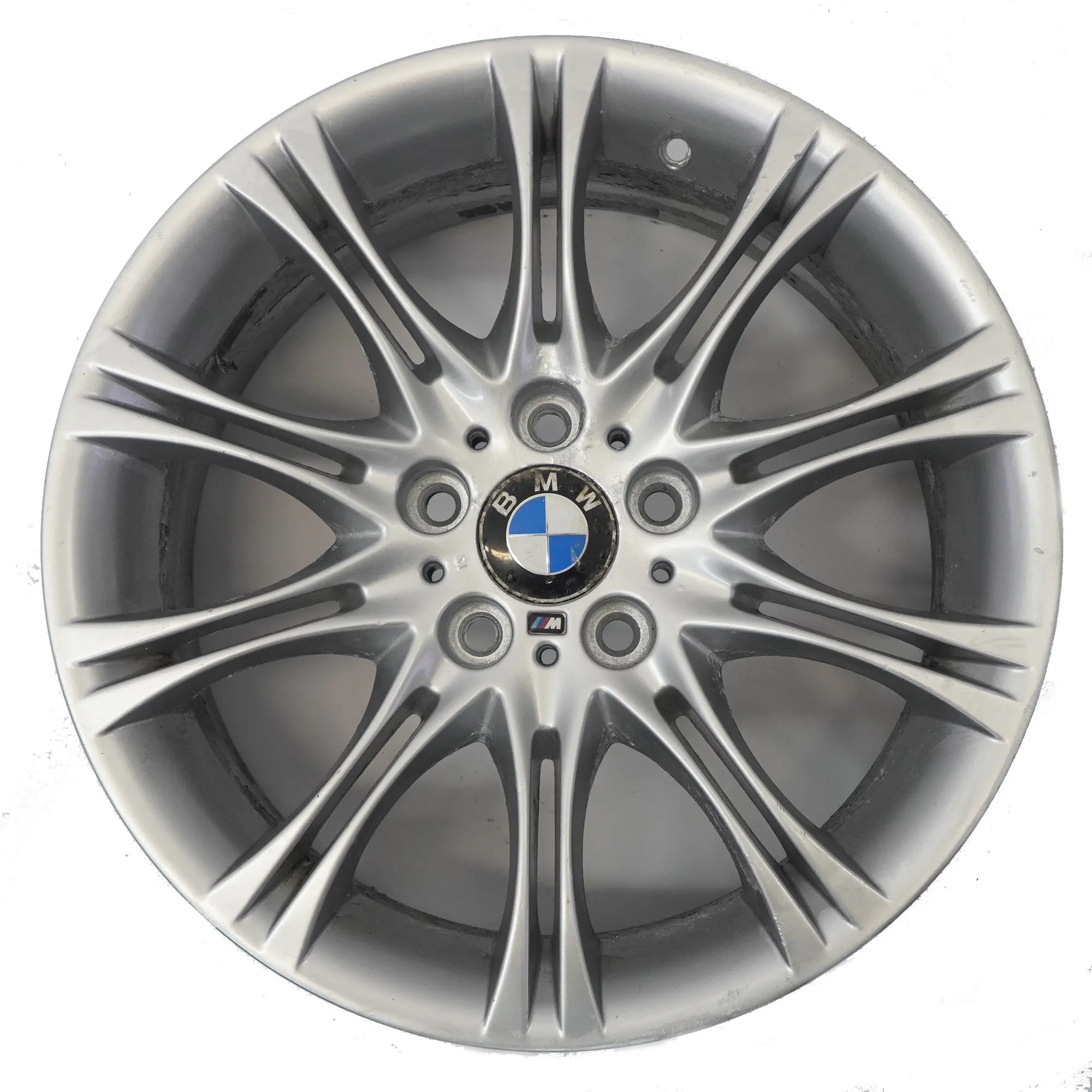 BMW E46 Z4 E85 Plata llanta Trasera Aleación 18 "8,5J ET:50 M Doble Radio 135