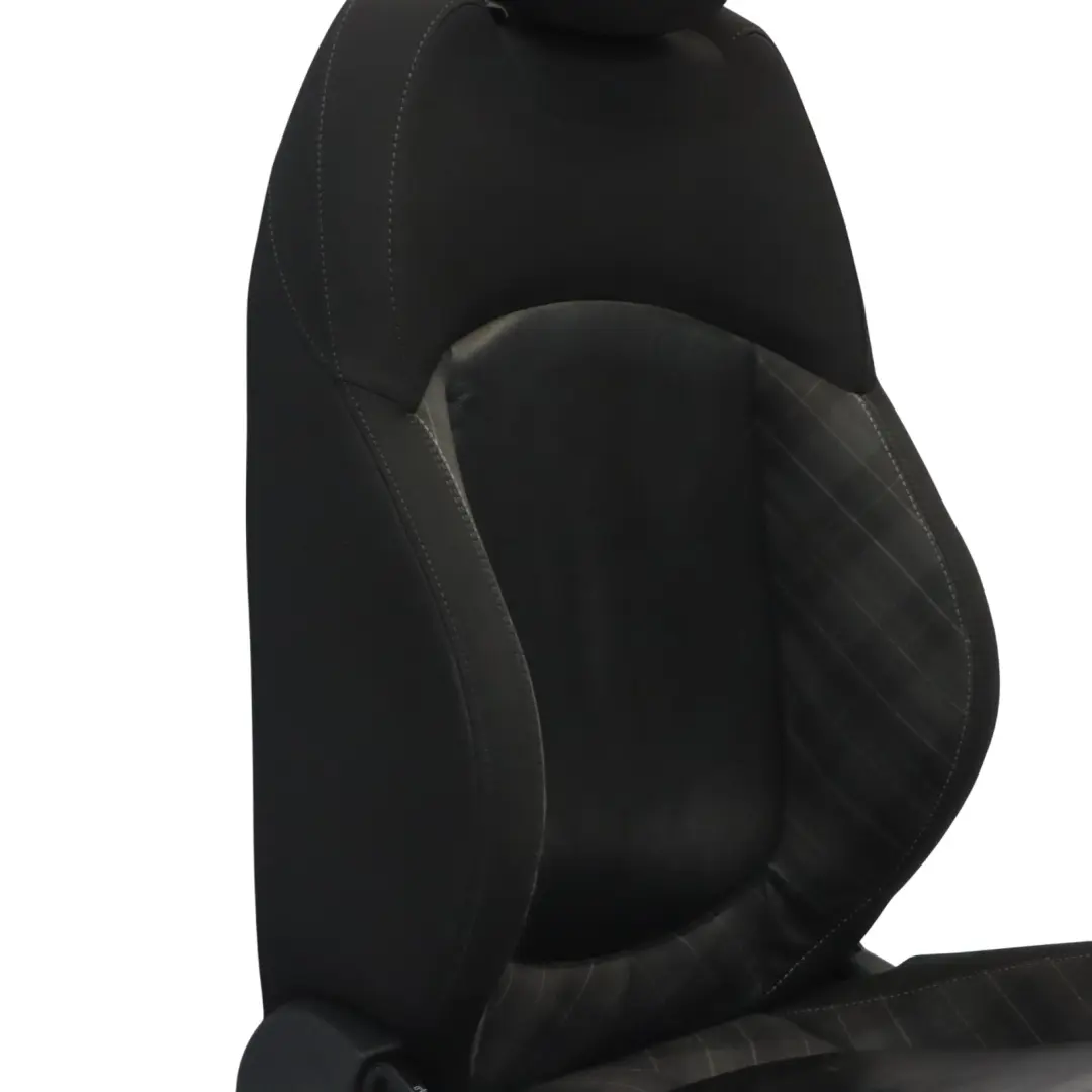 Mini Countryman F60 Sport Seat Front Right O/S Half Leather Carbon Black