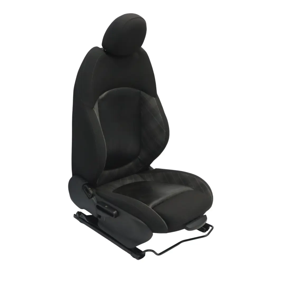 Mini Countryman F60 Sport Seat Front Right O/S Half Leather Carbon Black