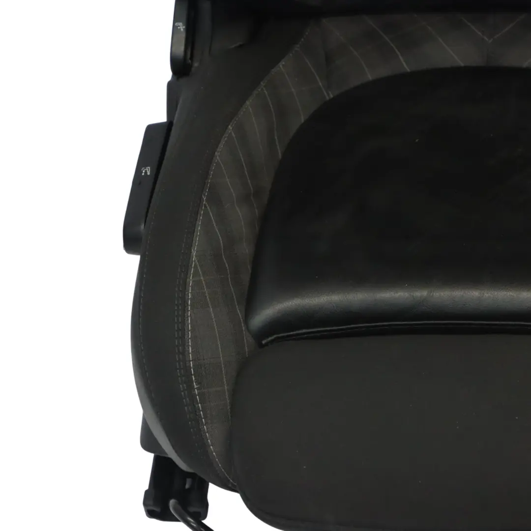 Mini Countryman F60 Sport Seat Front Right O/S Half Leather Carbon Black