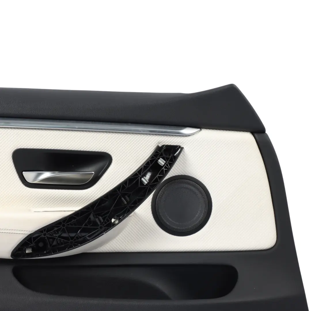 BMW F36 Door Card Trim Panel Front Left N/S Leather White 7987379