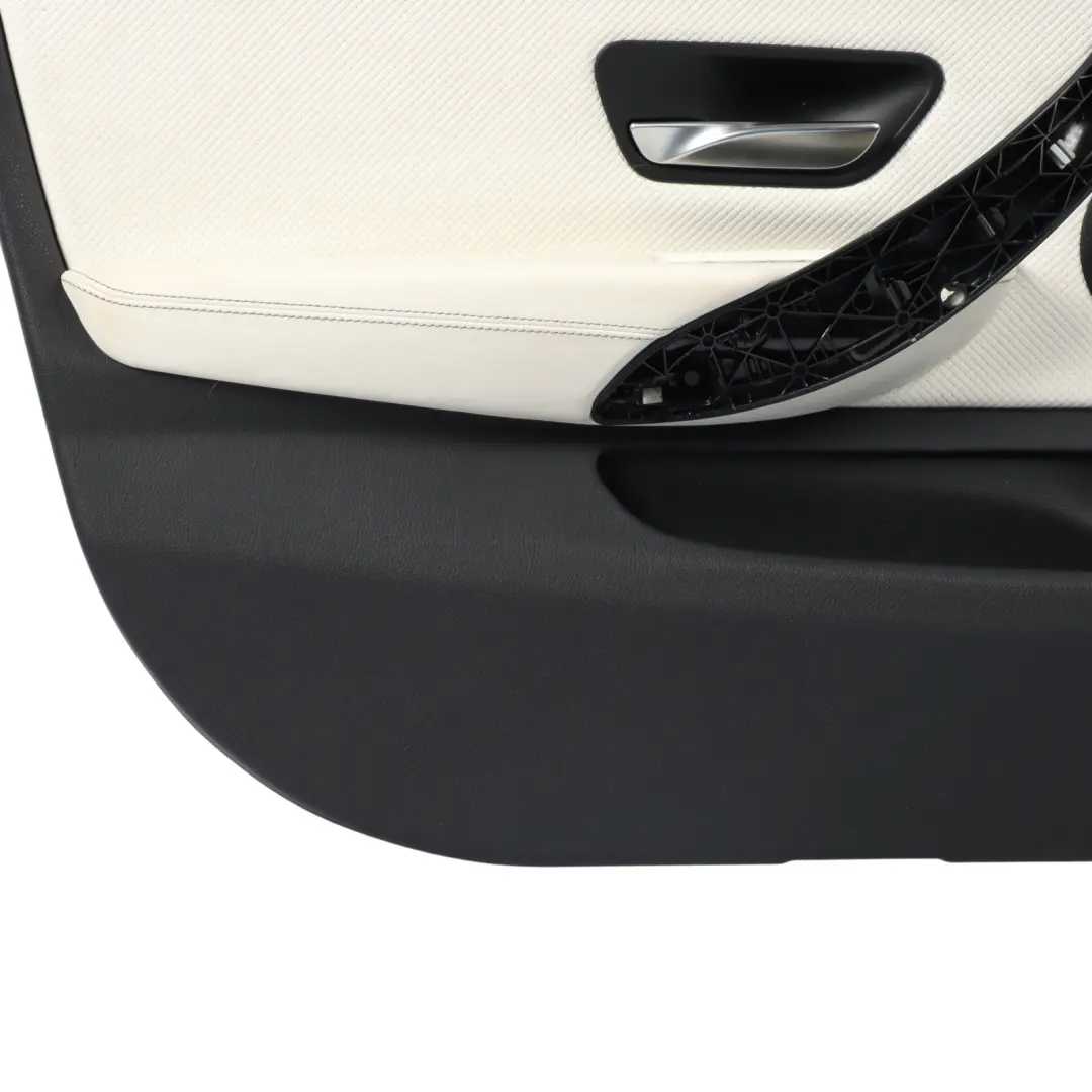 BMW F36 Door Card Trim Panel Front Left N/S Leather White 7987379