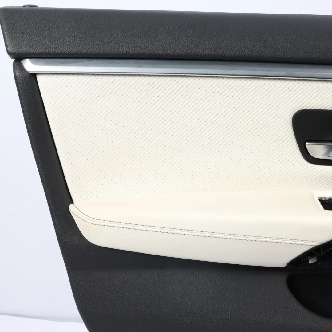 BMW F36 Door Card Trim Panel Front Left N/S Leather White 7987379