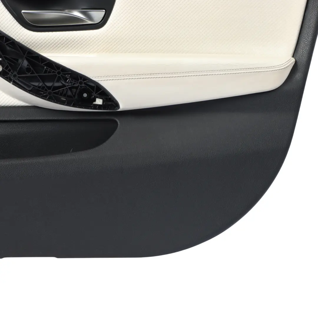 BMW F36 Door Card Trim Panel Front Right O/S Leather White 7987380