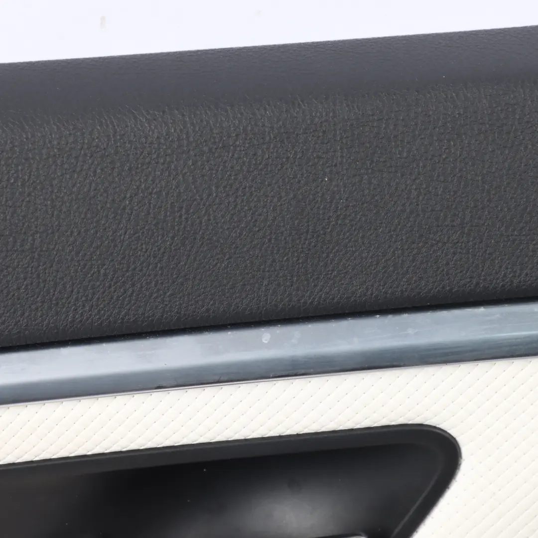 BMW F36 Trim Panel Door Card Leather White Rear Left N/S 7987383