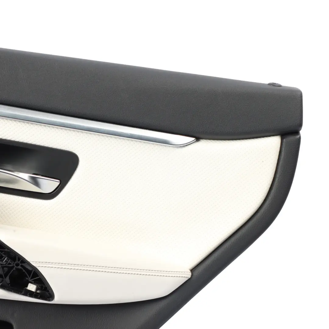 BMW F36 Trim Panel Door Card Leather White Rear Right O/S 7987384