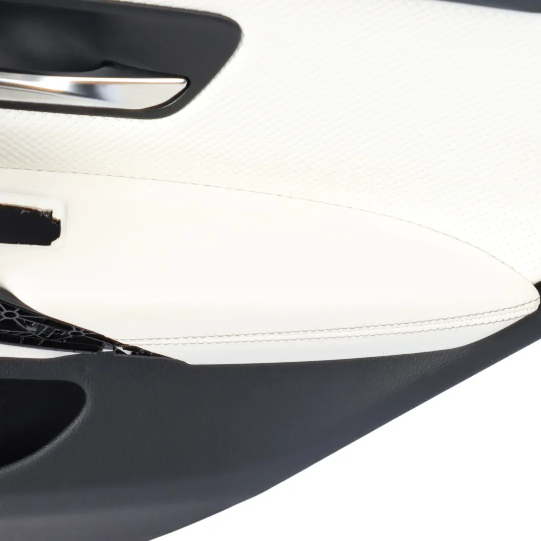 BMW F36 Trim Panel Door Card Leather White Rear Right O/S 7987384