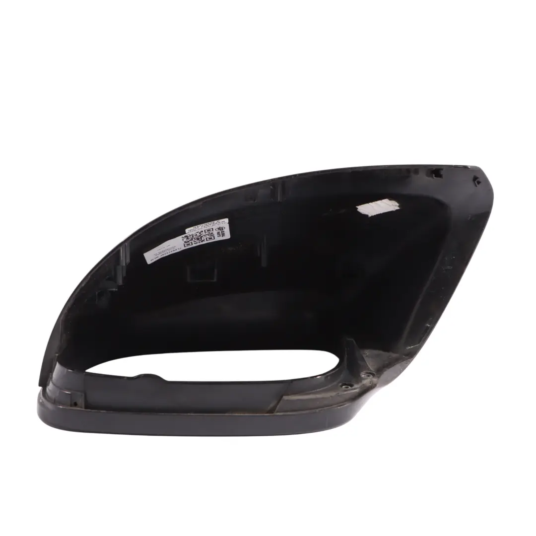 VW Volkswagen Touareg 7L Wing Mirror Cap Right O/S Black Magic Pearl C9Z