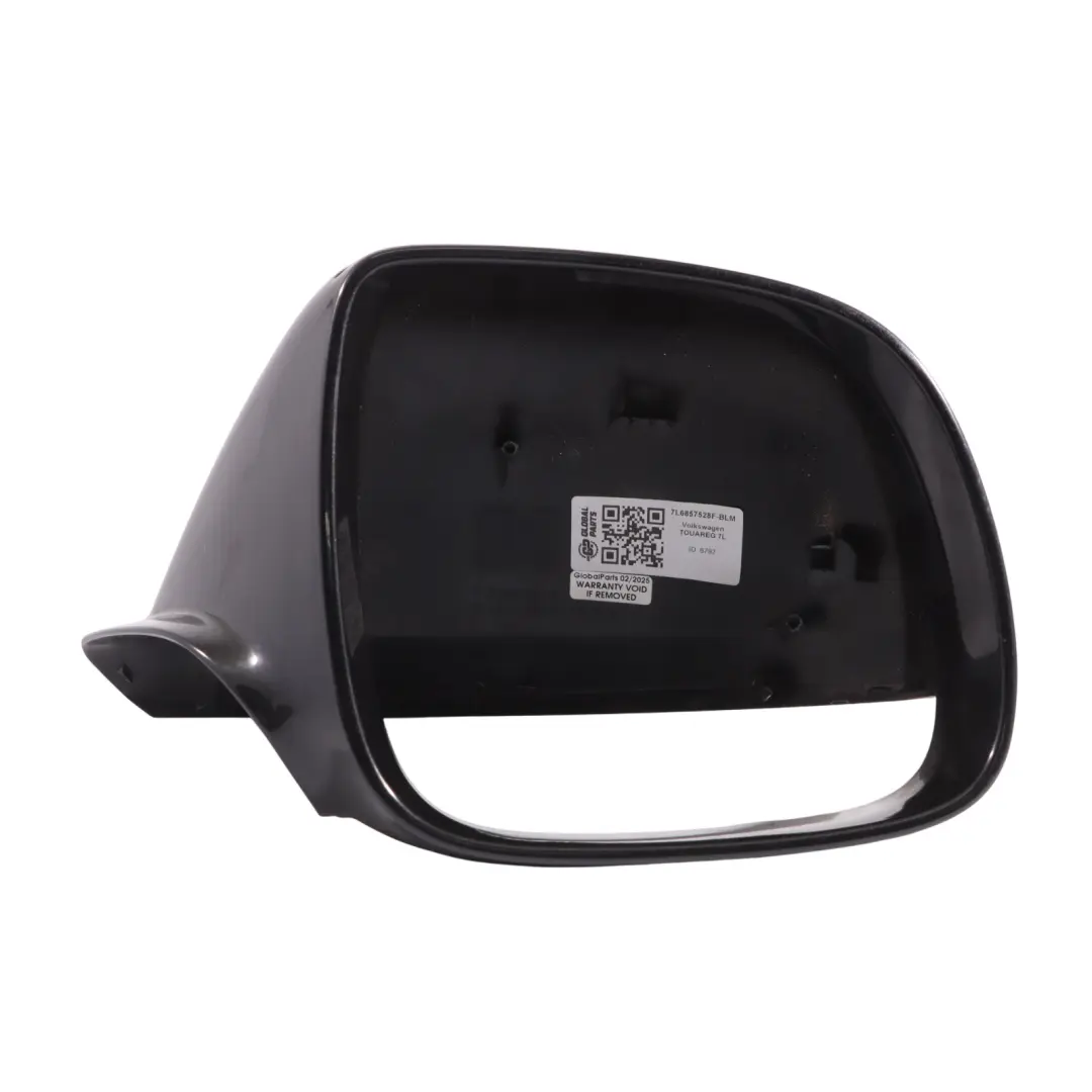 VW Volkswagen Touareg 7L Wing Mirror Cap Right O/S Black Magic Pearl C9Z