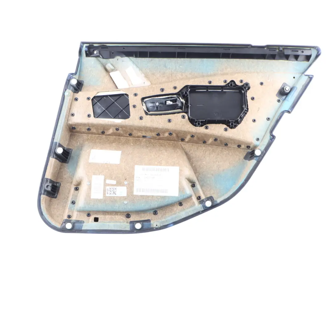 BMW E60 E61 Trim Panel Door Card Leather Rear Left N/S 8027203