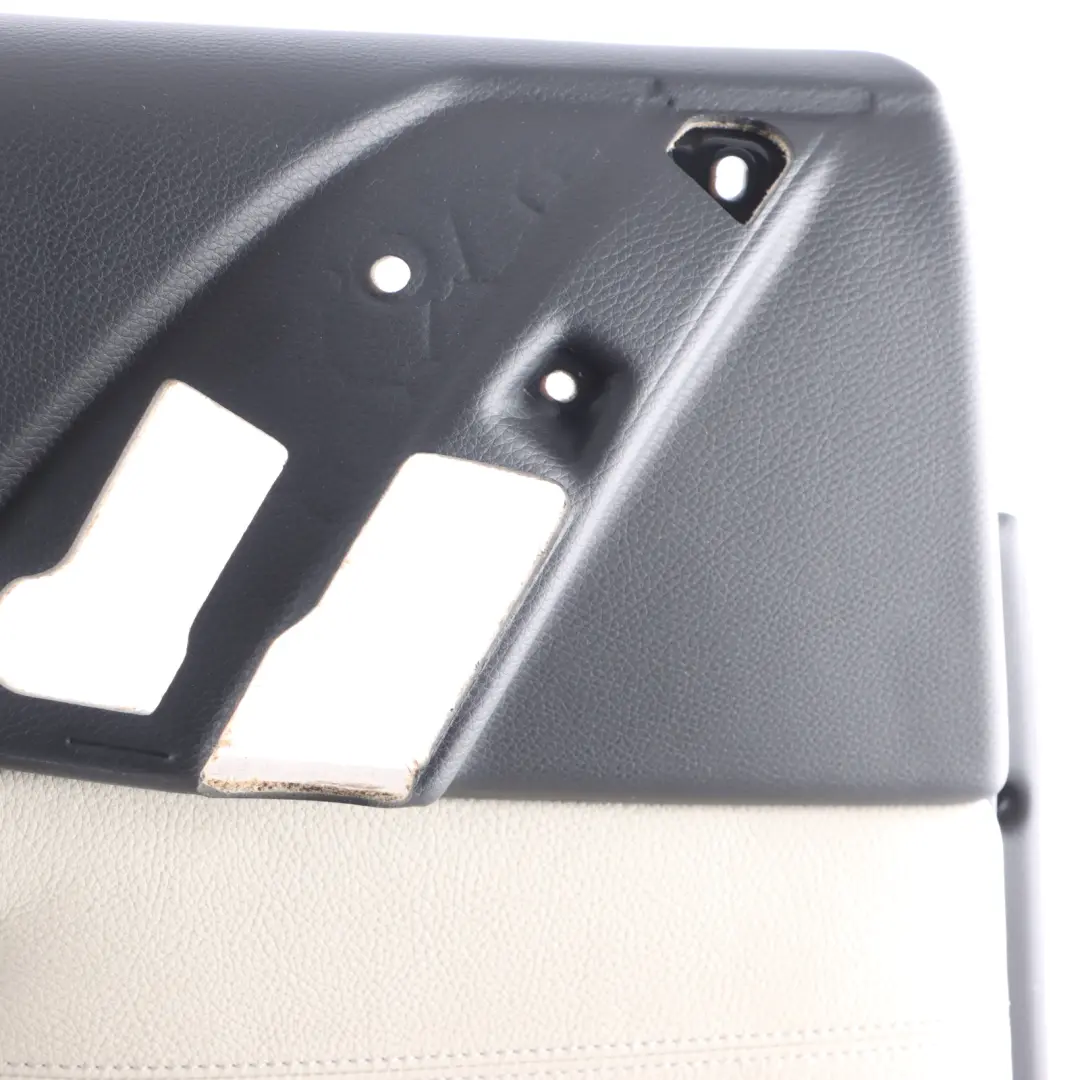 BMW E60 E61 Trim Panel Door Card Leather Rear Left N/S 8027203