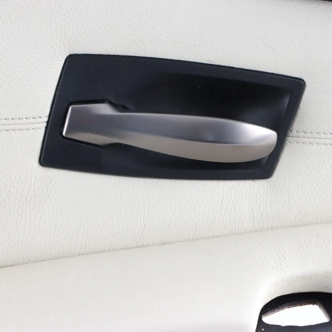 BMW E60 E61 Trim Panel Door Card Leather Rear Left N/S 8027203