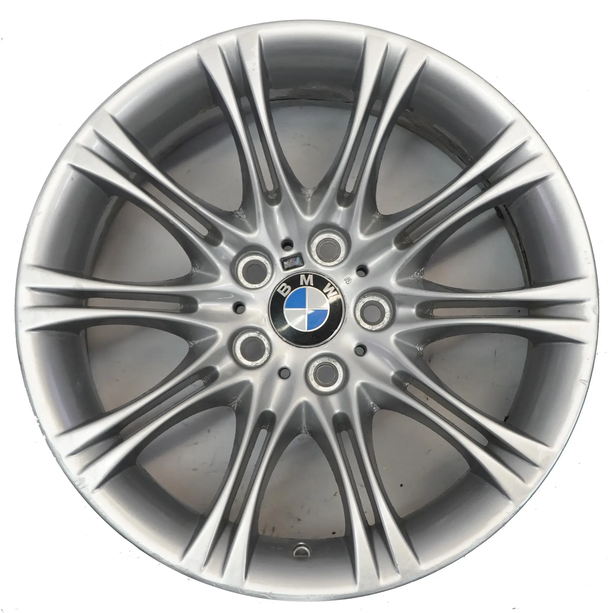 BMW E60 E61 Silver Alloy Wheel Rim 18" 8J ET:20 M Double Spoke 135